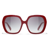 Chanel - Square Sunglasses - Red - Chanel Eyewear