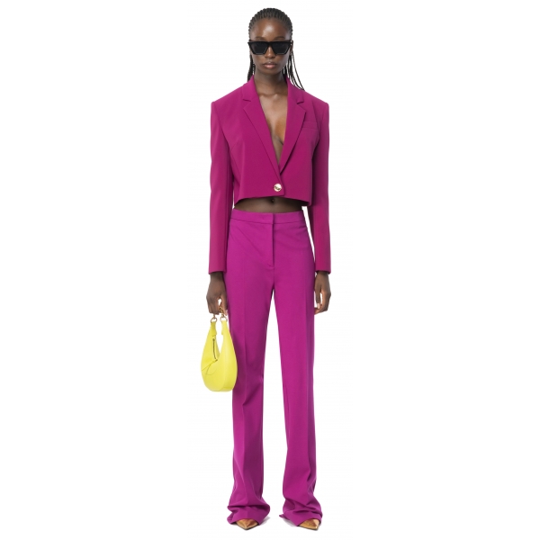 Pinko - Cigarette Trousers - Fuchsia - Trousers - Made in Italy - Luxury Exclusive Collection
