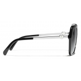 Chanel - Occhiali da Sole Quadrati - Nero - Chanel Eyewear