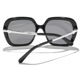 Chanel - Occhiali da Sole Quadrati - Nero - Chanel Eyewear