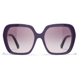 Chanel - Occhiali da Sole Quadrati - Viola - Chanel Eyewear