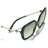 Chanel - Square Sunglasses - Green - Chanel Eyewear