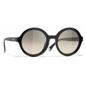 Chanel - Round Sunglasses - Black - Chanel Eyewear
