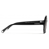 Chanel - Round Sunglasses - Black - Chanel Eyewear