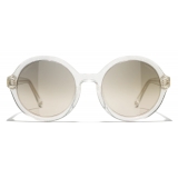 Chanel - Round Sunglasses - Transparent - Chanel Eyewear