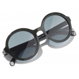 Chanel - Occhiali da Sole Rotondi - Nero - Chanel Eyewear