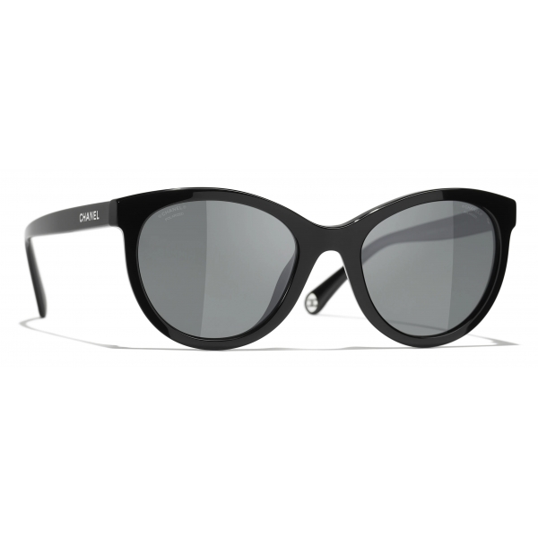 Chanel - Pantos Sunglasses - Black - Chanel Eyewear