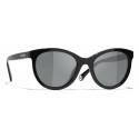 Chanel - Occhiali da Sole Pantos - Nero - Chanel Eyewear