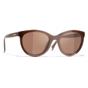 Chanel - Pantos Sunglasses - Brown - Chanel Eyewear