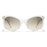 Chanel - Pantos Sunglasses - Transparent - Chanel Eyewear