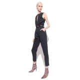 Pinko - Jumpsuit with Geometric Cut-Out - Black - Dress - Made in Italy - Luxury Exclusive Collection