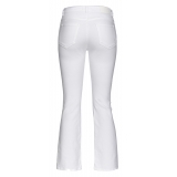 Pinko - Jeans Bootcut Elasticizzato - Bianco - Pantalone - Made in Italy - Luxury Exclusive Collection