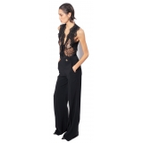 Pinko - Lace Bustier Vest - Black - Top - Made in Italy - Luxury Exclusive Collection