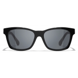 Chanel - Occhiali da Sole Quadrati - Nero - Chanel Eyewear