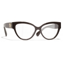 Chanel - Cat Eye Optical Glasses - Brown - Chanel Eyewear