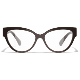 Chanel - Occhiali da Vista Cat Eye - Marrone - Chanel Eyewear