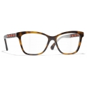 Chanel - Square Optical Glasses - Tortoise - Chanel Eyewear