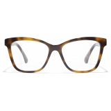 Chanel - Square Optical Glasses - Tortoise - Chanel Eyewear