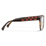 Chanel - Square Optical Glasses - Tortoise - Chanel Eyewear