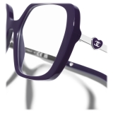 Chanel - Square Optical Glasses - Dark Purple - Chanel Eyewear