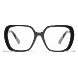 Chanel - Square Optical Glasses - Black - Chanel Eyewear