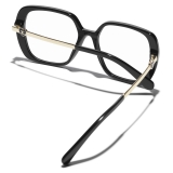 Chanel - Occhiali da Vista Quadrati - Nero - Chanel Eyewear