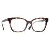 Chanel - Rectangular Optical Glasses - Tortoise - Chanel Eyewear