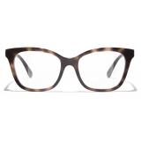 Chanel - Rectangular Optical Glasses - Tortoise - Chanel Eyewear