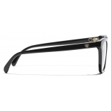 Chanel - Occhiali da Vista Rettangolari - Nero - Chanel Eyewear