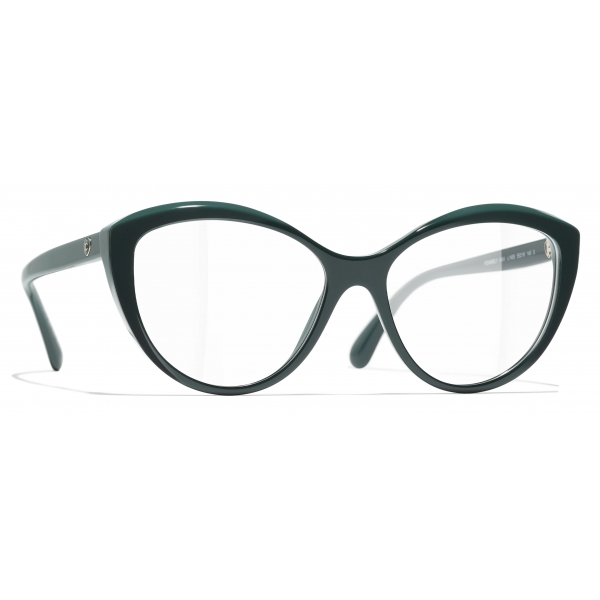 Chanel - Cat Eye Optical Glasses - Light Green - Chanel Eyewear