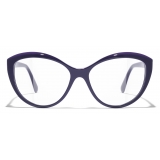 Chanel - Cat Eye Optical Glasses - Dark Purple - Chanel Eyewear