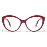 Chanel - Cat Eye Optical Glasses - Red - Chanel Eyewear