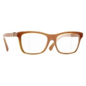 Chanel - Rectangular Optical Glasses - Light Brown - Chanel Eyewear