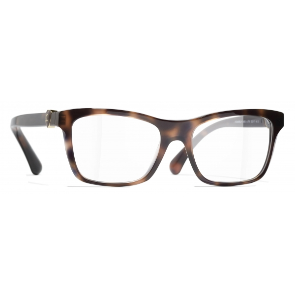 Chanel - Rectangular Optical Glasses - Tortoise - Chanel Eyewear