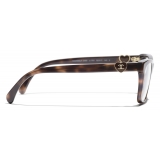 Chanel - Rectangular Optical Glasses - Tortoise - Chanel Eyewear