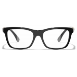 Chanel - Rectangular Optical Glasses - Black - Chanel Eyewear