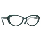 Chanel - Cat Eye Optical Glasses - Light Green - Chanel Eyewear