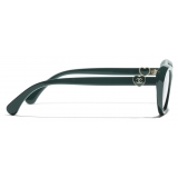 Chanel - Cat Eye Optical Glasses - Light Green - Chanel Eyewear