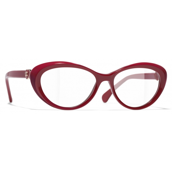 Chanel - Cat Eye Optical Glasses - Red - Chanel Eyewear