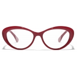 Chanel - Cat Eye Optical Glasses - Red - Chanel Eyewear