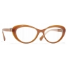 Chanel - Occhiali da Vista Cat Eye - Marrone Chiaro - Chanel Eyewear