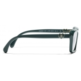 Chanel - Rectangular Optical Glasses - Light Green - Chanel Eyewear