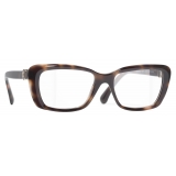 Chanel - Rectangular Optical Glasses - Tortoise - Chanel Eyewear