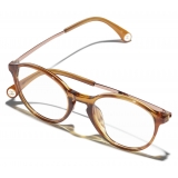 Chanel - Occhiali da Vista Pantos - Marrone Rigato - Chanel Eyewear