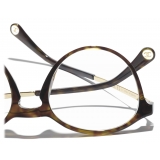 Chanel - Pantos Optical Glasses - Dark Tortoise - Chanel Eyewear