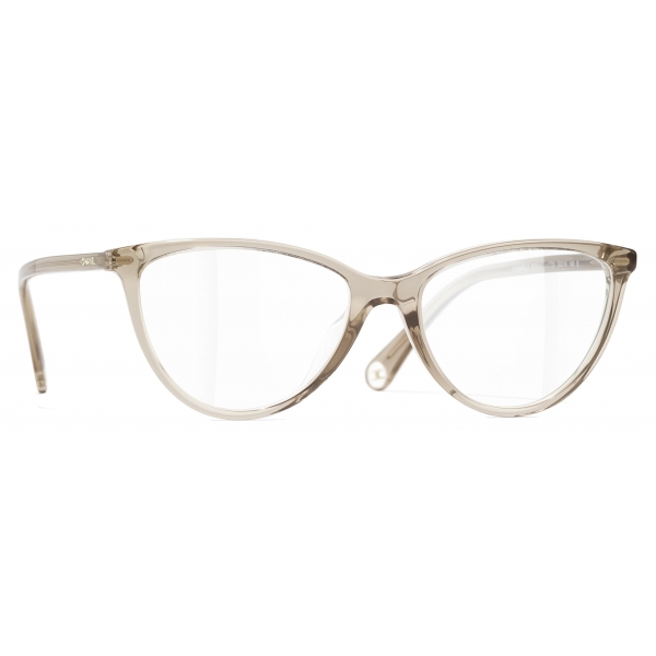 Chanel - Cat Eye Optical Glasses - Taupe - Chanel Eyewear