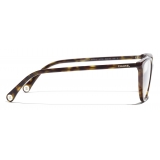 Chanel - Occhiali da Vista Cat Eye - Tartaruga Scuro - Chanel Eyewear