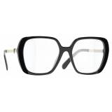 Chanel - Occhiali Quadrati Luce Blu - Nero - Chanel Eyewear