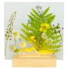 Natusi - Resin Art - Raindrops - Lampada Artigianale con Fiori Naturali - Handmade - Arredamento - Casa