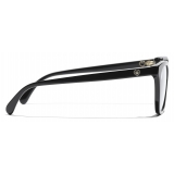 Chanel - Square Blue Light Glasses - Black - Chanel Eyewear